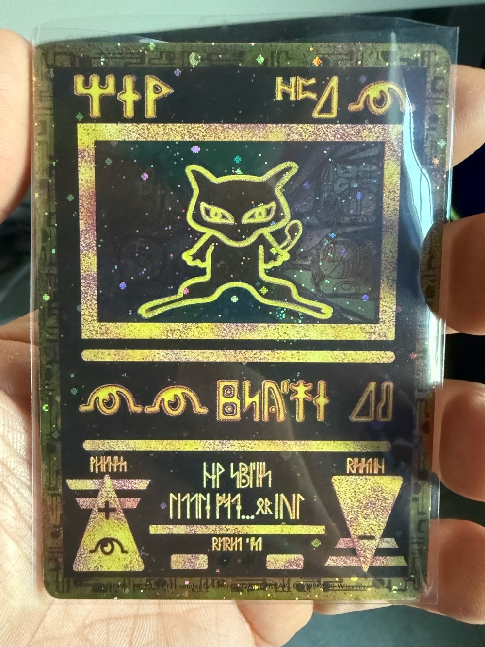 Near Mint Ancient Mew Card - Black and Gold